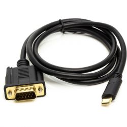  USB Type-C 3.1 (M) to VGA (M) 1.0m PowerPlant (CA912117) -  1
