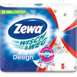   Zewa Wisch & Weg Design 45  2  3  (7322540778205) -  2