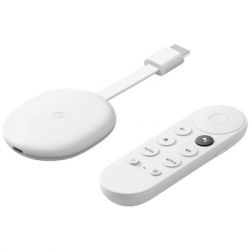  Google Chromecast 4K with Google TV (Snow) (GA01919-US)