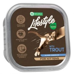    Nature's Protection Lifestyle Kitten with Trout 85  (KIKLS45713) -  1