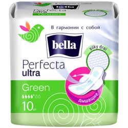 Гигиенические прокладки Bella Perfecta Ultra Green Drai 10 шт. (5900516305994)