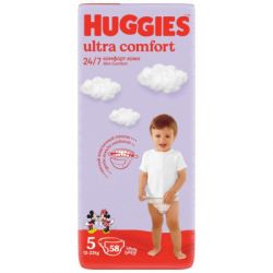ϳ Huggies Ultra Comfort 5 (12-22 ) Mega 58  (5029053548784) -  2