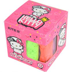 Пластилин Kite Hello Kitty воздушный 12 цв. + формочка (HK22-135)