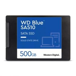   500Gb, Western Digital Blue, SATA3, 2.5", 3D TLC, 560/510 MB/s (WDS500G3B0A)
