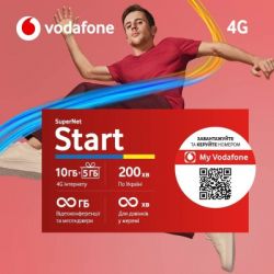 Стартовый пакет Vodafone Start+ 2022