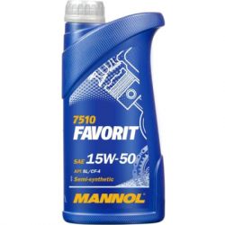 ������� ����� Mannol FAVORIT 1� 15W-50 (MN7510-1)