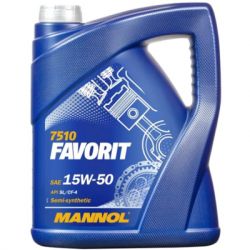 ������� ����� Mannol FAVORIT 5� 15W-50 (MN7510-5)