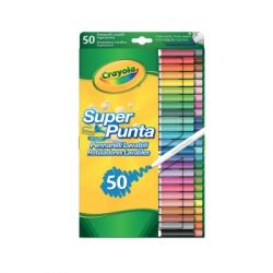  Crayola Supertips (washable), 50  (7555)