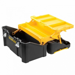 Ящик для инструментов Stanley ESSENTIAL Cantilever, 19", 490х290х250 мм, с металлическими (STST83397-1) - Картинка 1