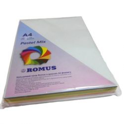  Romus A4 160 /2 125sh, 5colors, Mix Pastel (R50881)