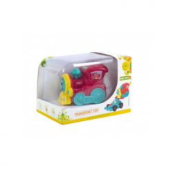 Розвиваюча іграшка Baby Team інерційний поїзд червоний (8620_паровозик_червоний) - Картинка 2