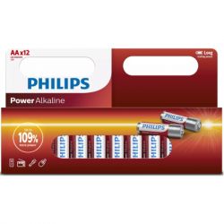  Philips AA Power Alkaline 1.5V LR6 * 12 (LR6P12W/10) -  1