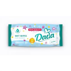 Детские влажные салфетки Dada без запаха 60 шт (4820174980368)