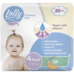 ϳ Lolly Premium Soft Maxi 4 (9-15 ), 30  (4820174980993)