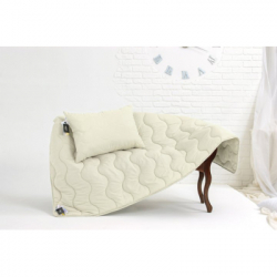 Ковдра MirSon Набір шовковий №1689 Eco Light Creamy Ковдра 200х220 + подуш (2200002657037) - Картинка 2