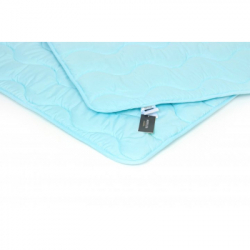 Ковдра MirSon вовняна №1640 Eco Light Blue 155х215 (2200002653183) - Картинка 4
