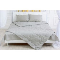Одеяло MirSon Летнее с эвкалиптовым волокном 2400 Light Gray 200x220 (2200003033328) - Картинка 1