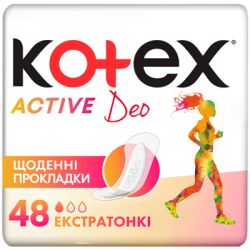   Kotex Active Deo Extra Thin 48 . (5029053547886)