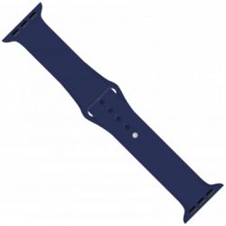   - Intaleo Silicone  Apple Watch 38/40 mm dark blue (1283126494345)