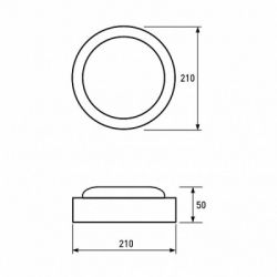 Светильник Eurolamp LED-NLR-12/55(F) - Картинка 2