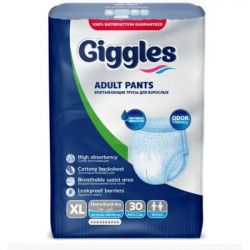 Підгузки для дорослих Giggles Extra Large 120-170 см 30 шт (8680131205011) - Картинка 2