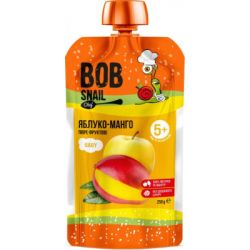 Детское пюре Bob Snail Улитка Боб Яблоко-манго 250 г (4820219345152)