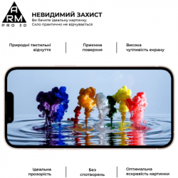 Скло захисне Armorstandart Pro 3D Apple iPhone 13 Pro Max Black (ARM60265) - Картинка 4
