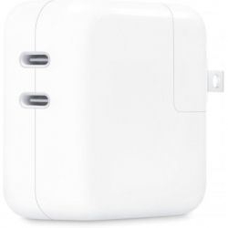   Apple 35W Dual USB-C Port Power Adapter, Model 2676 (MNWP3ZM/A)