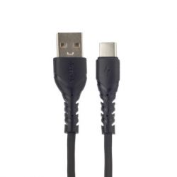���� ������ USB 2.0 AM to USB-C 1.0m 3A black Proda (PD-B47a-BK)