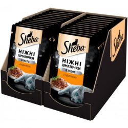 Вологий корм для кішок Sheba cij POU з індичкою в желе 85 г (4770608257231) - Картинка 3