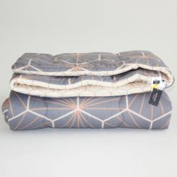 Одеяло MirSon шерстяное Зима №3014 Сolor Fun Line Geometry 200х220 (2200004833989) - Картинка 4