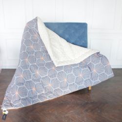 Одеяло MirSon шерстяное Зима №3014 Сolor Fun Line Geometry 200х220 (2200004833989) - Картинка 5