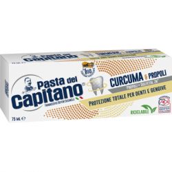 Зубная паста Pasta del Capitano Curcuma e Propoli Куркума и прополис 75 мл (8002140032110)