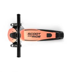  Scoot&Ride Highwaykick 5 LED Peach (SR-190117-PEACH) -  2