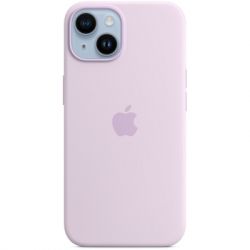   .  Apple iPhone 14 Silicone Case with MagSafe - Lilac (MPRY3ZM/A)