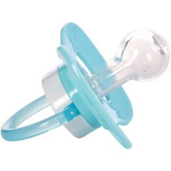Пустышка Baby Team силиконовая,классическая, 0+ мес (3007_голубой) - Картинка 2