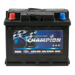 Аккумулятор автомобильный Champion Black 60 Ah/12V (CHB60-1)