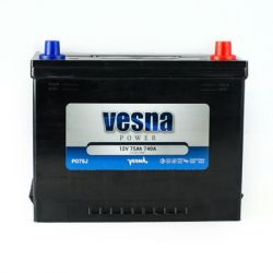   Vesna 75 Ah/12V Vesna Japan Euro (415 875)
