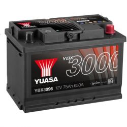   Yuasa 12V 76Ah SMF Battery (YBX3096) -  1