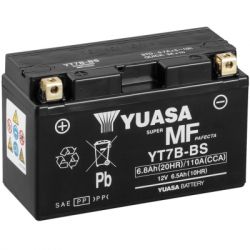   Yuasa 12V 6,5Ah MF VRLA Battery AGM (YT7B-BS) -  1