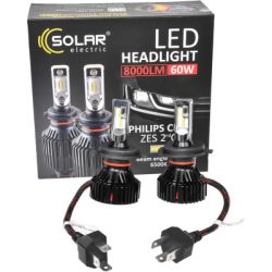 Автолампа SOLAR H4 12/24V 6500K 8000Lm 60W ZES Chip (8304) - Картинка 3