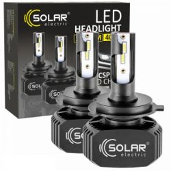  SOLAR H4 LED 12/24V 40W 5000Lm 6000K, CSP1860 (8204) -  2