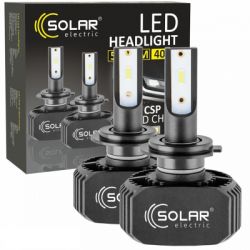  SOLAR H7 LED 12/24V 40W 5000Lm 6000K, CSP1860 (8207) -  2