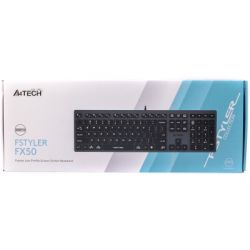  A4tech FX-50 Grey, Fstyler Compact Size keyboard, USB -  5