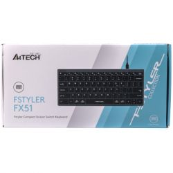  A4tech FX-51 Grey, Fstyler Compact Size keyboard, USB -  7