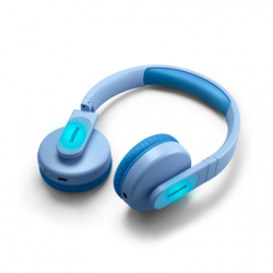 Навушники Philips Kids TAK4206 On-ear Colored light panels Wireless Blue (TAK4206BL/00) - Картинка 11