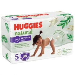 ϳ Huggies Natural Pants Mega 5 (12-17 ) 38  (5029053549583) -  2
