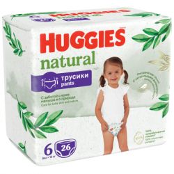  Huggies Natural Pants Mega 6 ( 15 ) 26  (5029053549613) -  3