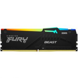     DDR5 32GB (2x16GB) 6000 MHz FURY Beast RGB Kingston Fury (ex.HyperX) (KF560C40BBAK2-32) -  3