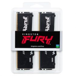     DDR5 16GB (2x8GB) 4800 MHz FURY Beast RGB Kingston Fury (ex.HyperX) (KF548C38BBAK2-16) -  4